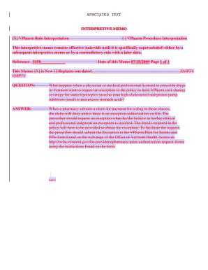 Fillable Online Dvha Vermont Interpretive Memo Dvha Vermont Fax Email