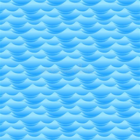 Textura O Modelo Incons Til Del Vector De Las Ondas De Agua Azul