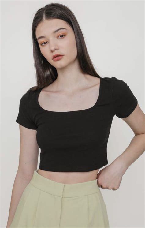 Liberty Basic Top Black Womens Fashion Tops Shirts On Carousell