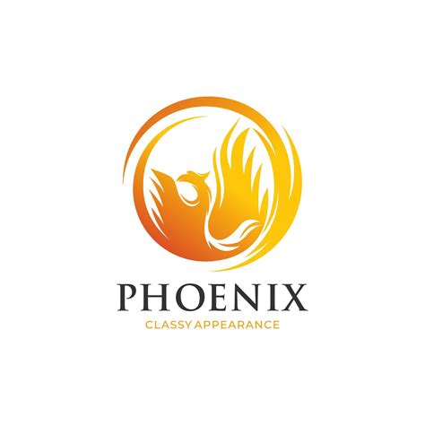 Fire Phoenix logo design template 11849554 Vector Art at Vecteezy