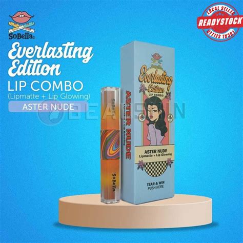 SOBELLA Lip Combo Raya Everlasting Edition Gm Kod Delaila Brown Aster Nude Celine Coral