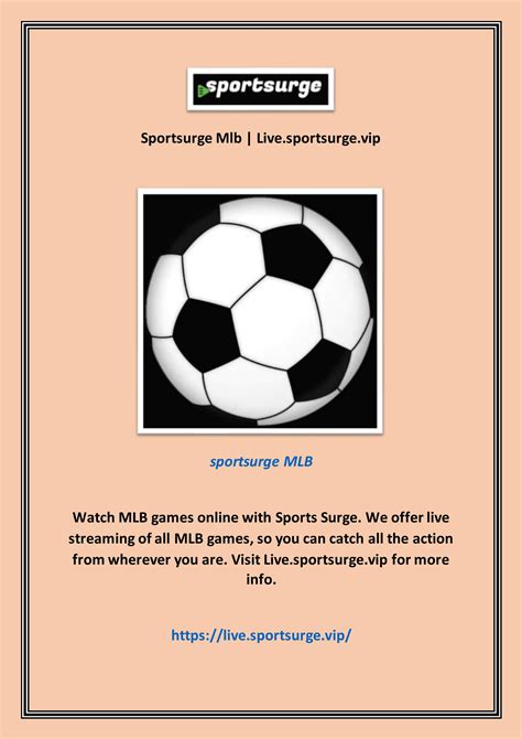 Sportsurge Mlb | Live.sportsurge.vip by Sportsurge Vip - Issuu