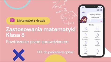 Zastosowania Matematyki Kl Sprawdzian Powt Rzenie Pdf W Opisie