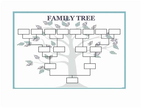 Family Tree Template Online Beautiful Family Tree Template Word ...