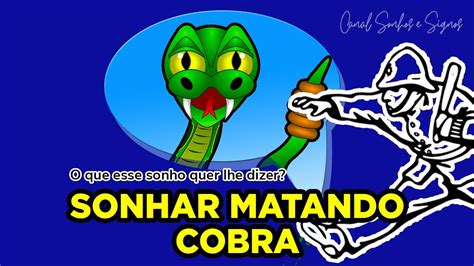 Sonhar Matando A Cobra - Sonhar Matando Cobra: É bom ou ruim? Quais os significados?