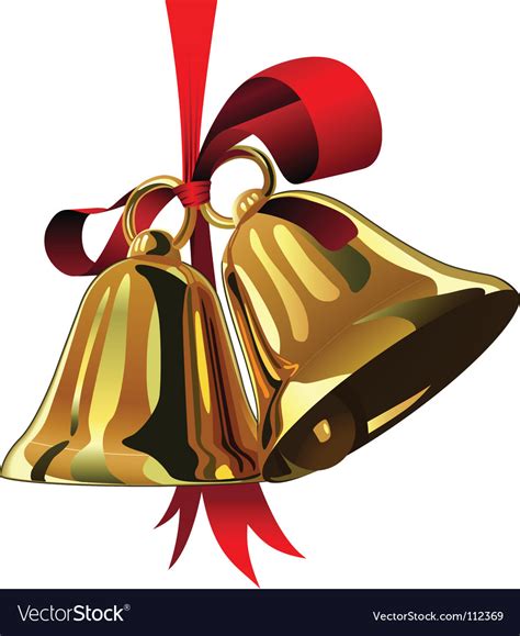 Christmas Bells Royalty Free Vector Image Vectorstock