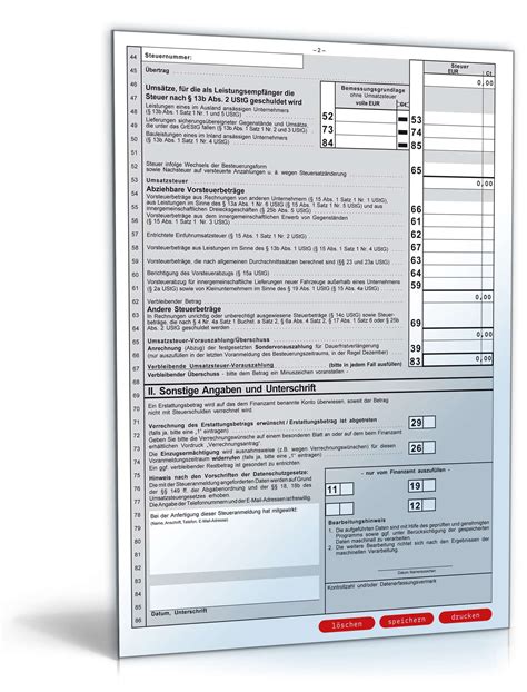 Umsatzsteuer Voranmeldung 2022 Formular Pdf