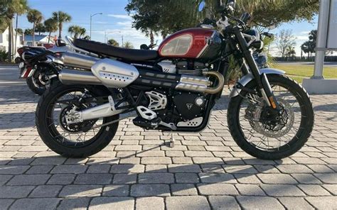 Triumph Scrambler Xc Gold Line Motorcycles For Sale Motohunt