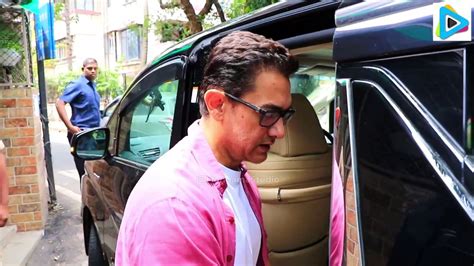 Aamir Khan Spotted Outside At Dubbing Studio For Laal Singh Chaddha In