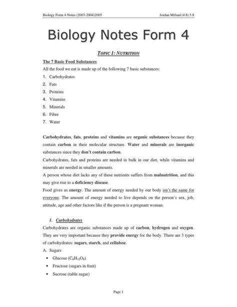 Form 4 Biology Notes By Cheahtiffany Flipsnack