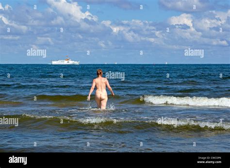 Naked Woman Walking Telegraph