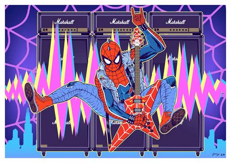 Here Is Some Spider Punk Fan Art I Did Hope You Like It Rspiderman