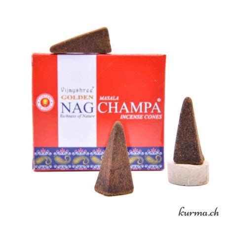 Encens En C Ne Nag Champa Golden Boutique En Ligne