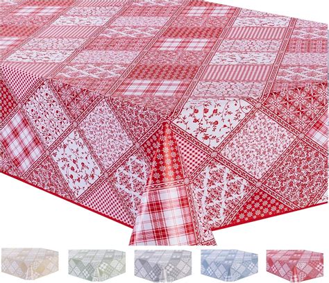 Home Direct Nappe Toile Cir E Pvc Rectangulaire X Cm Rouge