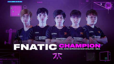 Boom Esports Gagal Hentikan Dominasi Fnatic Di Final Esl One Birmingham