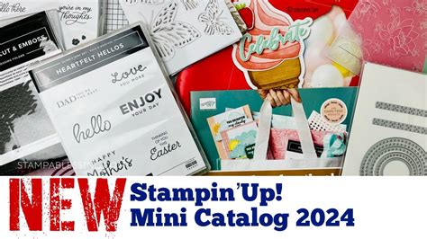 Stampinup New Mini Catalog Easy Embossed Cards Youtube