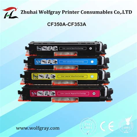 Compatible CF350A CF350 CF351A CF352A CF353A 130A Color Toner Cartridge