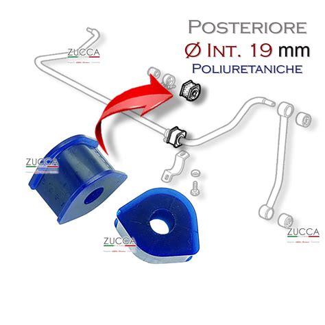 Kit Boccole Stabilizzatrice Posteriore Ø int 19 mm Serie 105 115