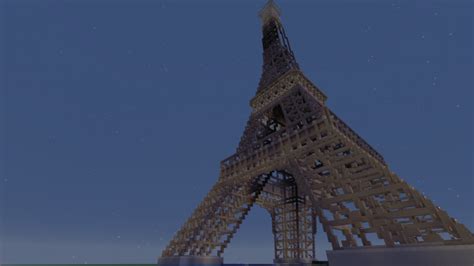 Eiffel Tower Schematic Minecraft