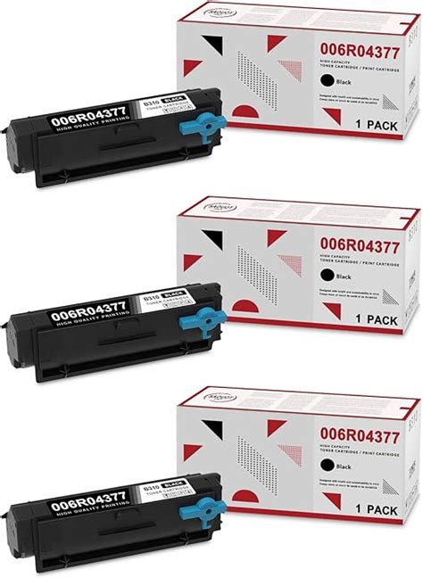 Amazon.com: B310 Black High Capacity Toner -Cartridge (3-Pack) Replacement for Xerox B310 Toner ...