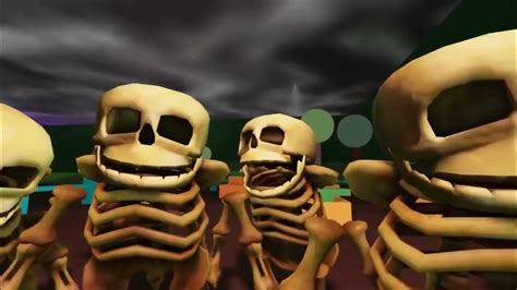 Skeletons Roasting Jellybean Roblox Version Youtube