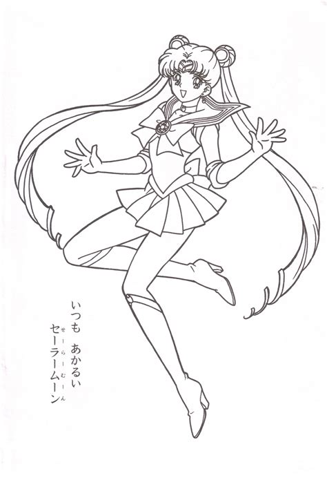 Sailor Moon Characters Coloring Pages