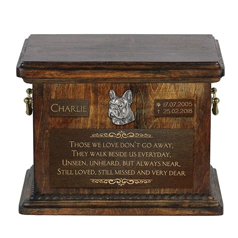 Art Dog Ltd French Bulldog Urn For Dogs Ashes With Relief And