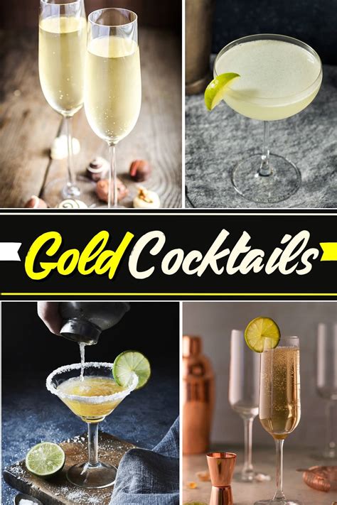 13 Shimmering Gold Cocktails to Dazzle Your Guests - Insanely Good