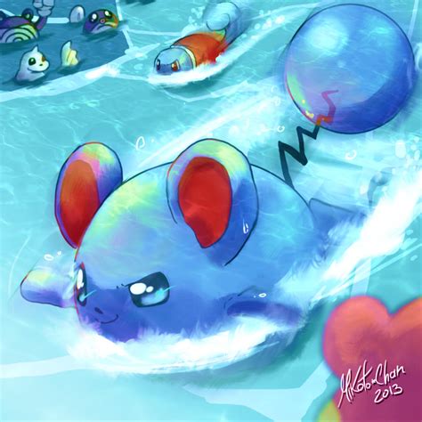 Pkmn Marill By Mikoto Chan On Deviantart