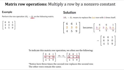 Scalar Matrix Multiplication Worksheet