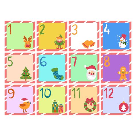 Best Printable December Calendar Numbers Printablee Hot Sex Picture