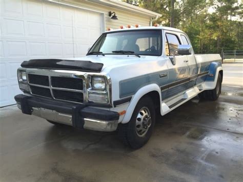 1993 Dodge D350 Club Cab 2wd Auto Cummins Dually 145k Diesel Long Bed W