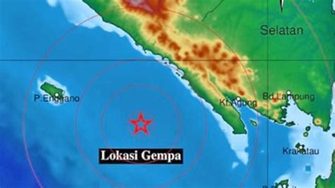 Gempa Bumi Guncang Lampung Pukul Wib Minggu April Baru