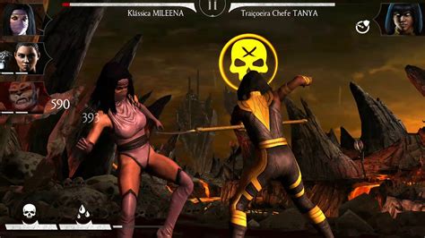 Mortal Kombat X Mobile Tanya Treacherous Challenge Hard YouTube