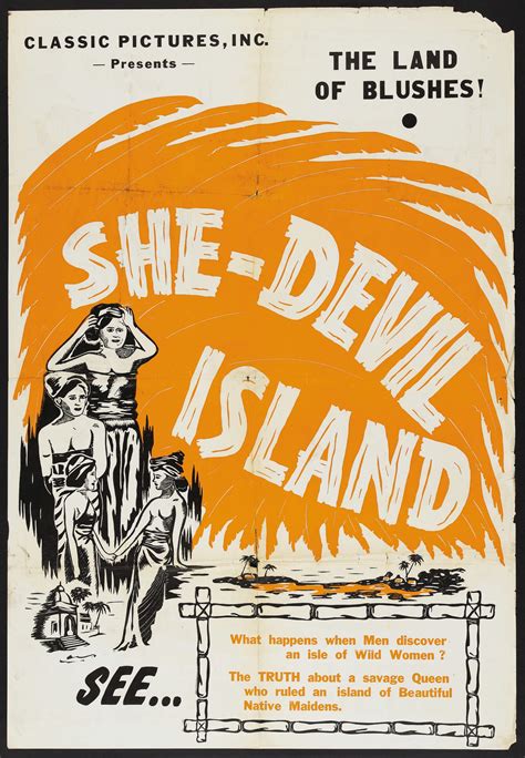 She Devil Island Mali Exploitation Movie Movie Market Cult Movies B Movie Horror Films