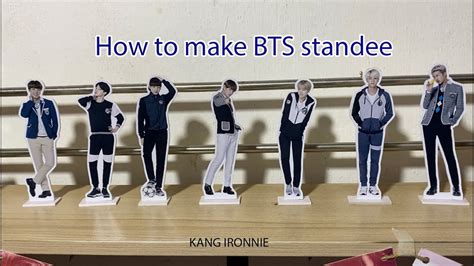 KPOP DIY BTS Handmade Standee 2 YouTube