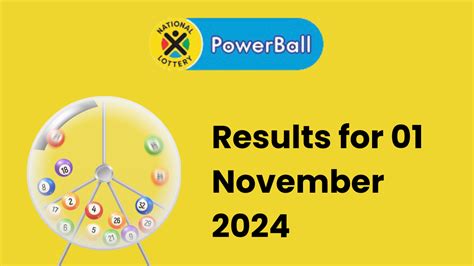 Ithuba Powerball Results For 01 November 2024 Today Lotto