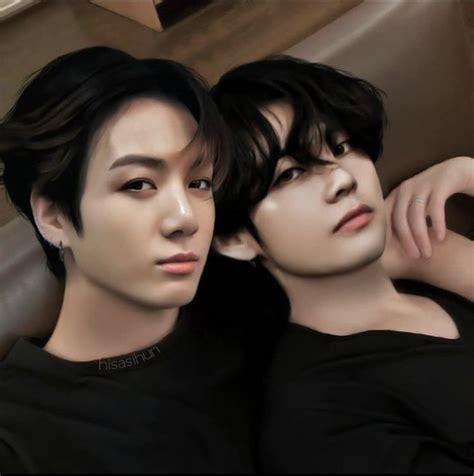 Pin By Maho On BTS Taekook Cute Gay Couples Jungkook V
