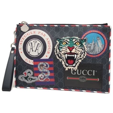 45％割引グレイ系【お年玉セール特価】 Uさま Gucci グッチ クーリエ クラッチバッグ クラッチバッグ バッググレイ系 Otaon