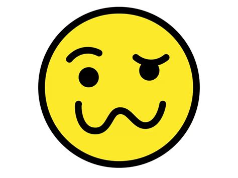 Woozy Face Emoji Icon PNG Vector In SVG PDF AI CDR Format