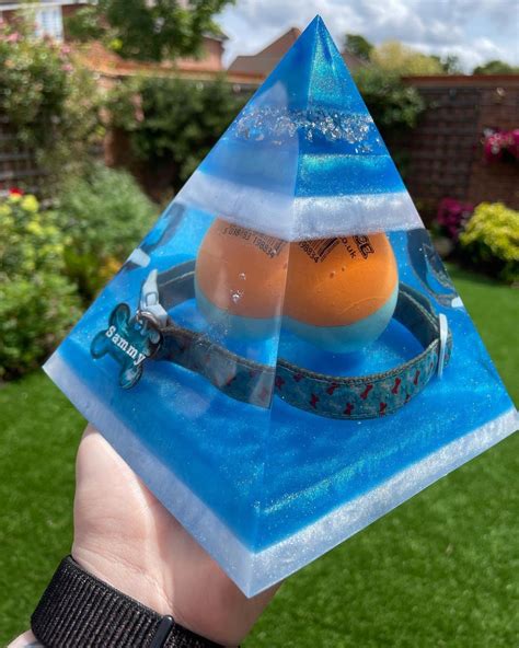 Custom Designs Resin Pet Memorial Keepsake Pyramid Ashes Toy Etsy