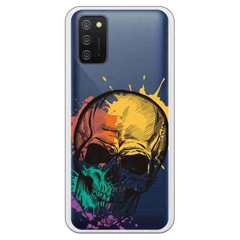 Funda Original Compatible Con Samsung Galaxy A02s Calavera Color Con