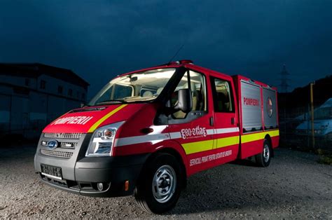 Fire Extinguishing Truck On Ford Transit A New Deltamed Partner