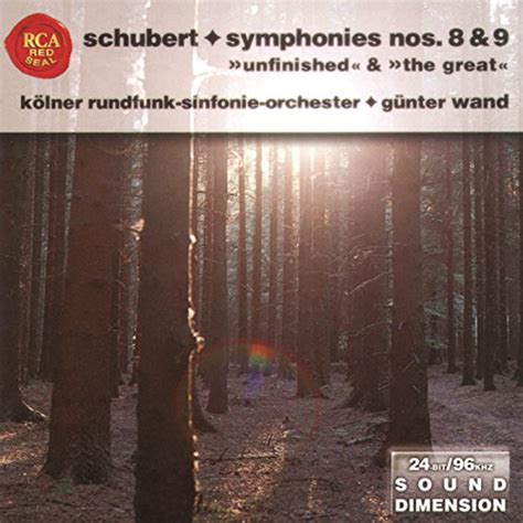 Dimension Vol 7 Schubert Symphonies Nos 8 9 Günter Wand