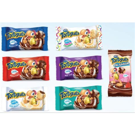 Chocolate Tortuguita Sabores De 18g Shopee Brasil