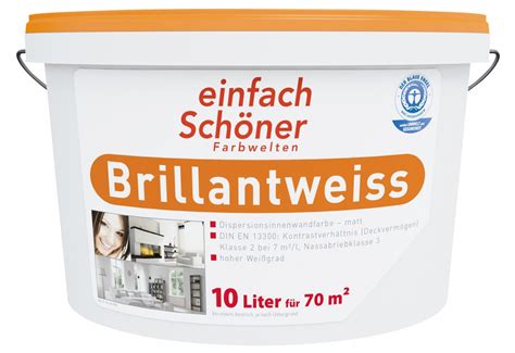 Test Innenfarben-Wand - Einfach Schöner Farbwelten Brillantweiss - sehr gut