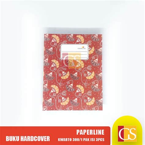 Jual BUKU TULIS CATATAN JURNAL PAPERLINE HARDCOVER KWARTO QUARTO KUARTO