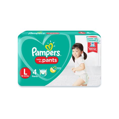 PAMPERS BABY DRY PANTS 4S LARGE - Iloilo Supermart Online- Aton Guid ini!