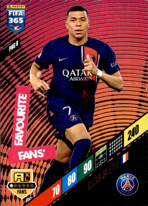 Fifa Karta Panini Fans Favourite Kylian Mbappe Psg Psg Za