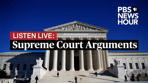 Listen Live Supreme Court Hears Arguments On Three Cases Youtube